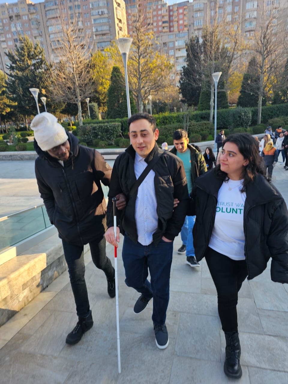 The Azerbaijan Visually Impaired Society together with ADA University held the "March of Confidence" event