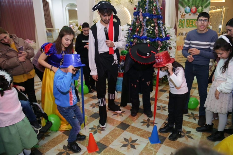 NEW YEAR'S CELEBRATION FOR VISUALLY DISABLED CHILDREN IN GUBA DISTRICT