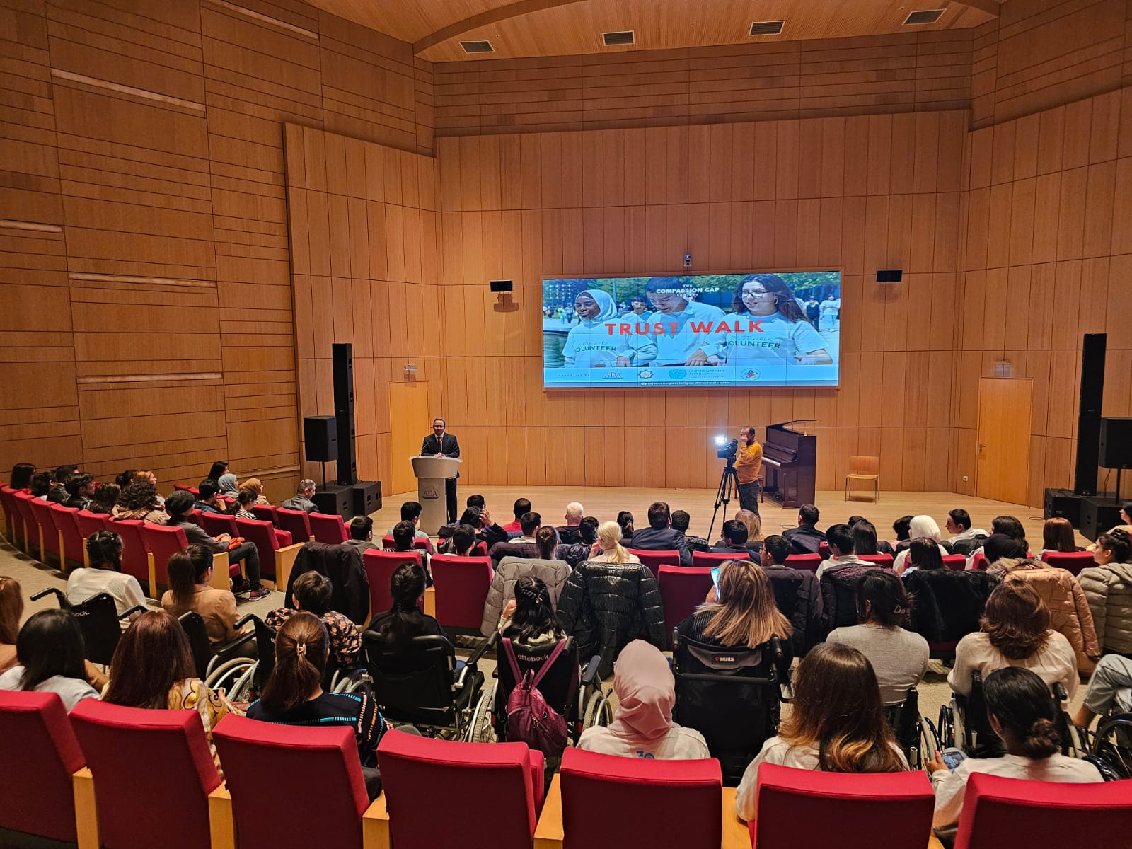 The Azerbaijan Visually Impaired Society together with ADA University held the "March of Confidence" event