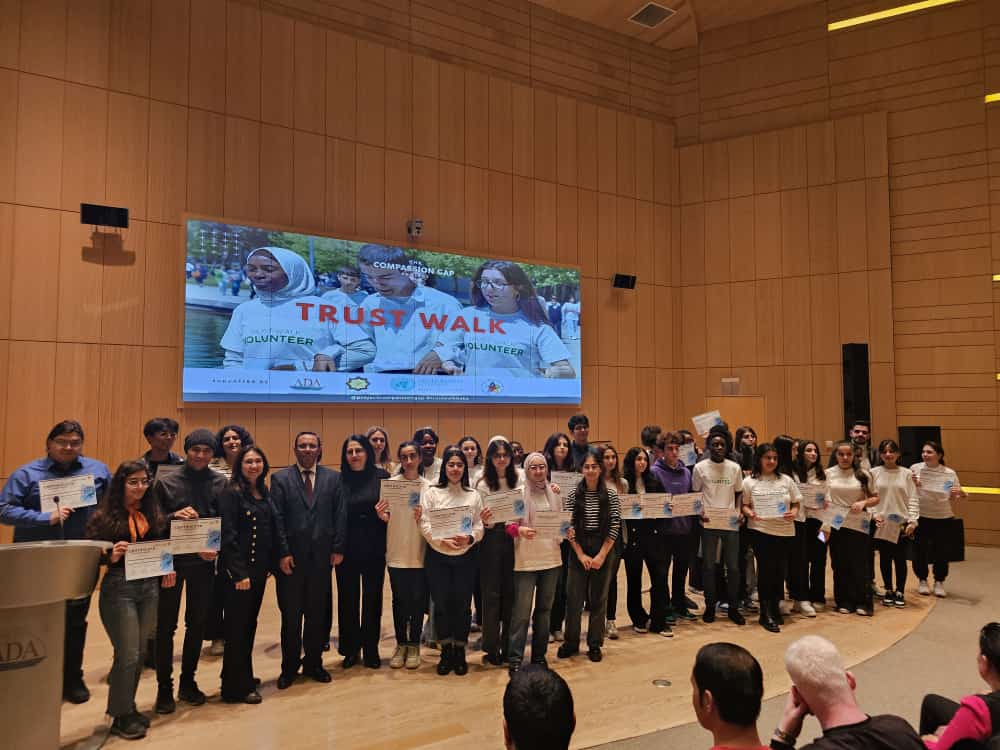 The Azerbaijan Visually Impaired Society together with ADA University held the "March of Confidence" event