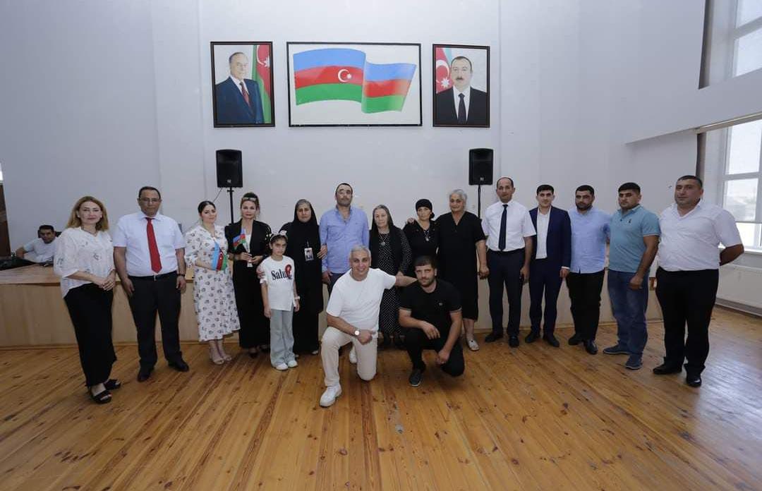 The jubilee of veteran Rahman Nuriyev, who lost both eyes in the 44-day Patriotic War, was held at the initiative of AzVİPA