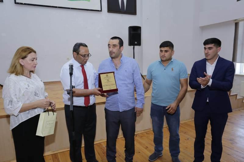 The jubilee of veteran Rahman Nuriyev, who lost both eyes in the 44-day Patriotic War, was held at the initiative of AzVİPA