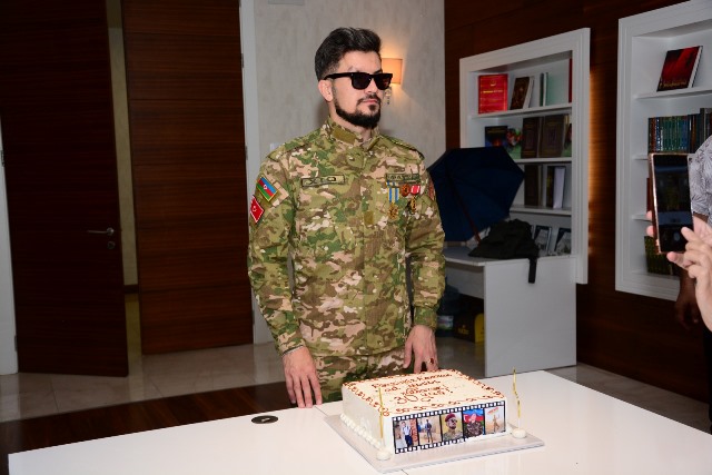 The birthday event of Kamran Bashizadeh, who sacrificed his eyes for the country in the 44-day Patriotic War